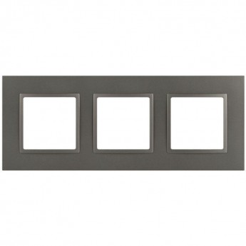 Рамка для розеток и выключателей ЭРА ELEGANCE Б0065827 14-5013-16 Classic на 3 поста титан Рамка для розеток и выключателей ЭРА ELEGANCE Б0065827 14-5013-16 Classic на 3 поста титан