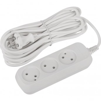 Удлинитель электрический ЭРА UDL-16-330-E Greenline 3 розетки с заземлением 3м ПВС 3х1кв.мм Удлинитель электрический ЭРА UDL-16-330-E Greenline 3 розетки с заземлением 3м ПВС 3х1кв.мм