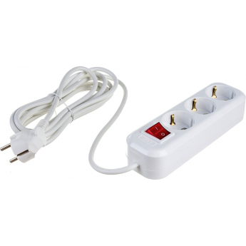 Удлинитель электрический ЭРА UDL-16-330-ES Greenline 3 розетки с заземлением с выключателем 3м ПВС 3х1кв.мм Удлинитель электрический ЭРА UDL-16-330-ES Greenline 3 розетки с заземлением с выключателем 3м ПВС 3х1кв.мм