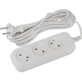 Удлинитель электрический ЭРА UDL-6-350 Greenline 3 розетки без заземления 5м ШВВП 2х0.75кв.мм Удлинитель электрический ЭРА UDL-6-350 Greenline 3 розетки без заземления 5м ШВВП 2х0.75кв.мм